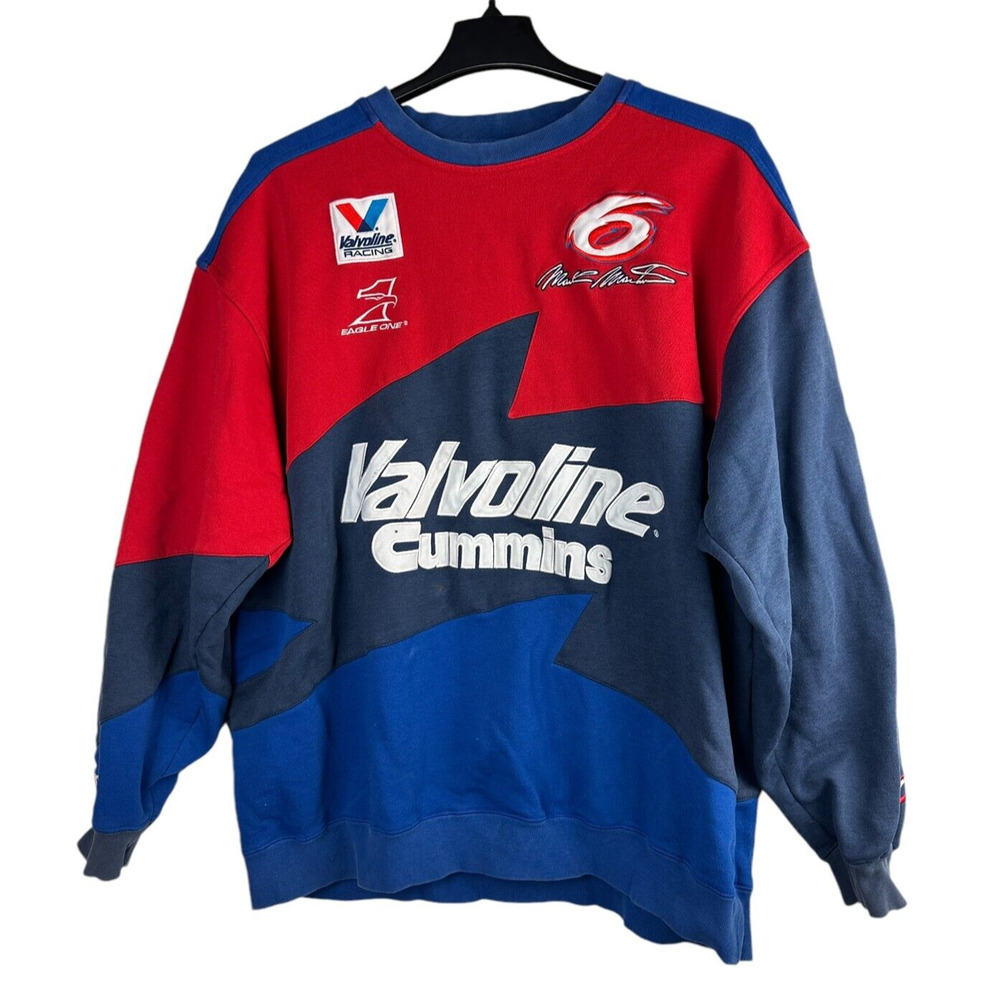 *Flawed* Mark Martin Valvoline Racing Nascar Sweatshirt XXL Chase Authentics - Picture 5 of 16